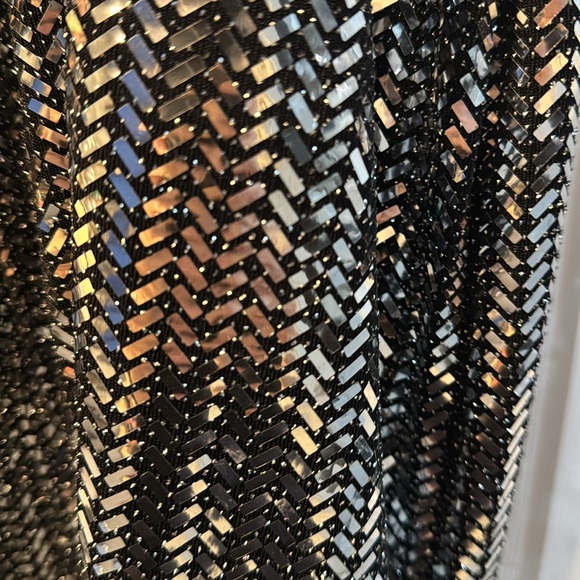 Silver Sequin Gown never worn size 0 purchased at Bloomingdale’s. - Picture 8 of 11